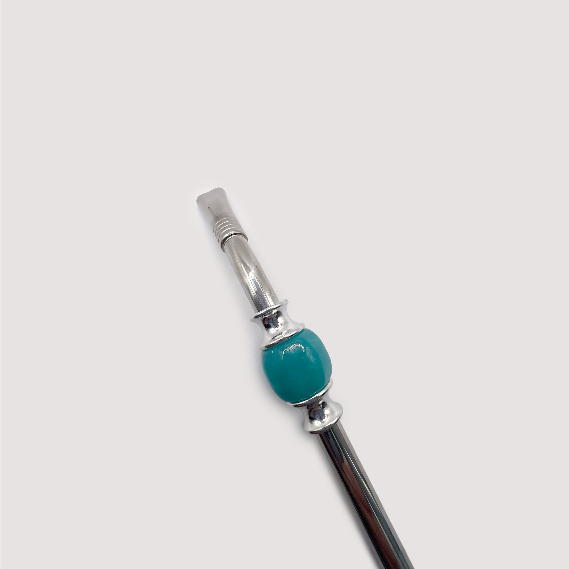 Bombilla Andina – 21 cm Stainless Steel Bombilla with Removable Filter + Cleaning brush